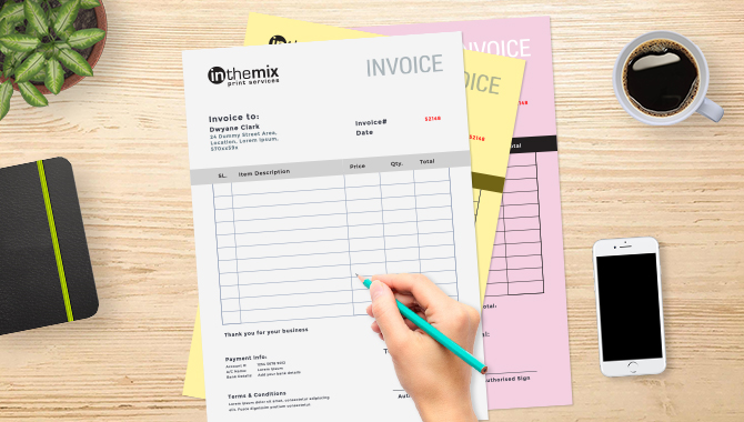 3-Part Carbonless Forms NCR 2