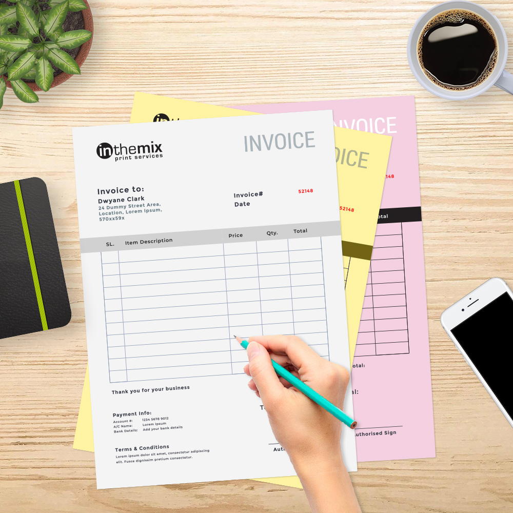 3-Part Carbonless Forms NCR