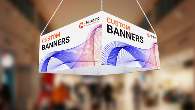 8’ Square EuroFit Hanging Banner Kit 3