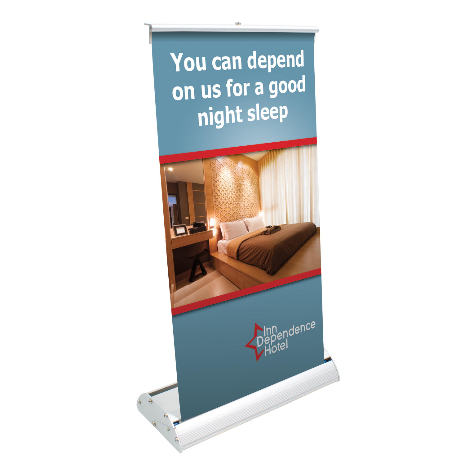 Mini Deluxe Table Top Banner 1