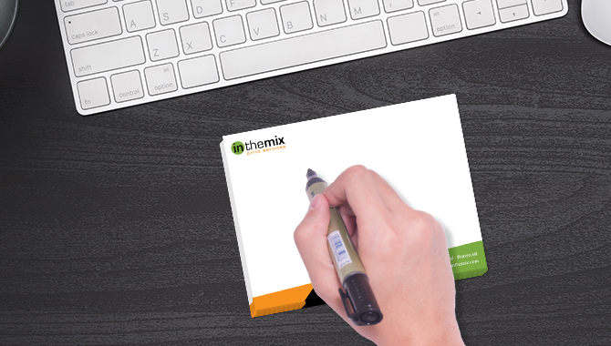 BIC® Adhesive Notepad, 25 Sheet sticky Pad 1