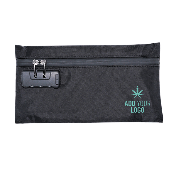 Custom Carbon Smell Proof Bag with Combination Lock