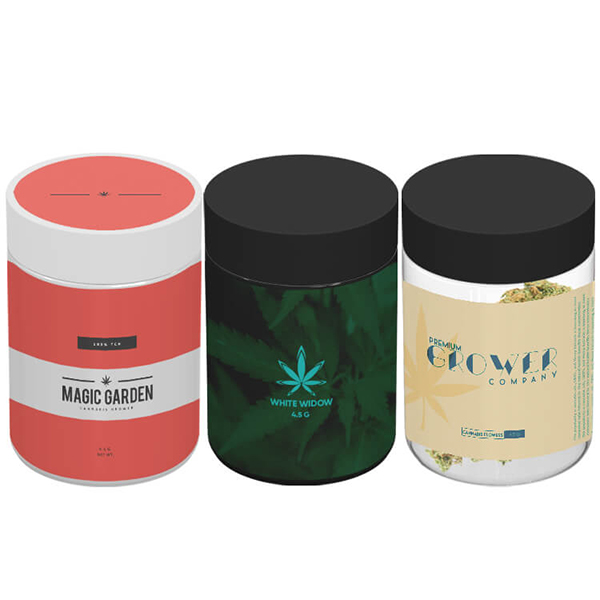 Custom Glass Jar 4 oz With Label