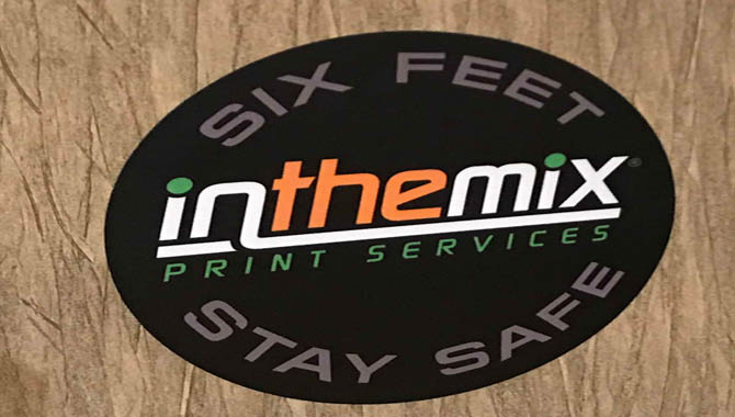 Footprint Vinyl Floor Decals 4