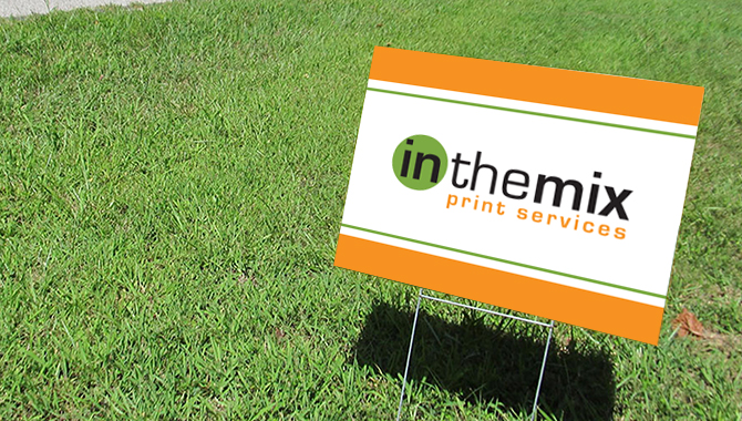 Cheap & Custom Printed Metal Yard Signs