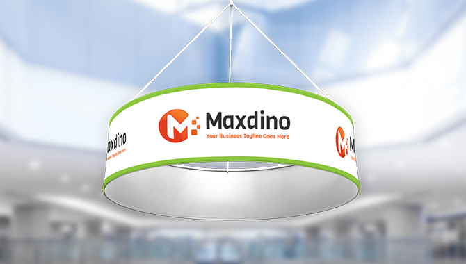 Round EuroFit Hanging Banner 3