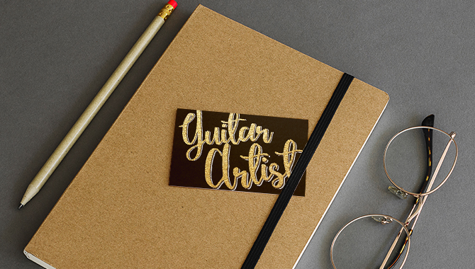 Sparkling Foil Cards With UV 3