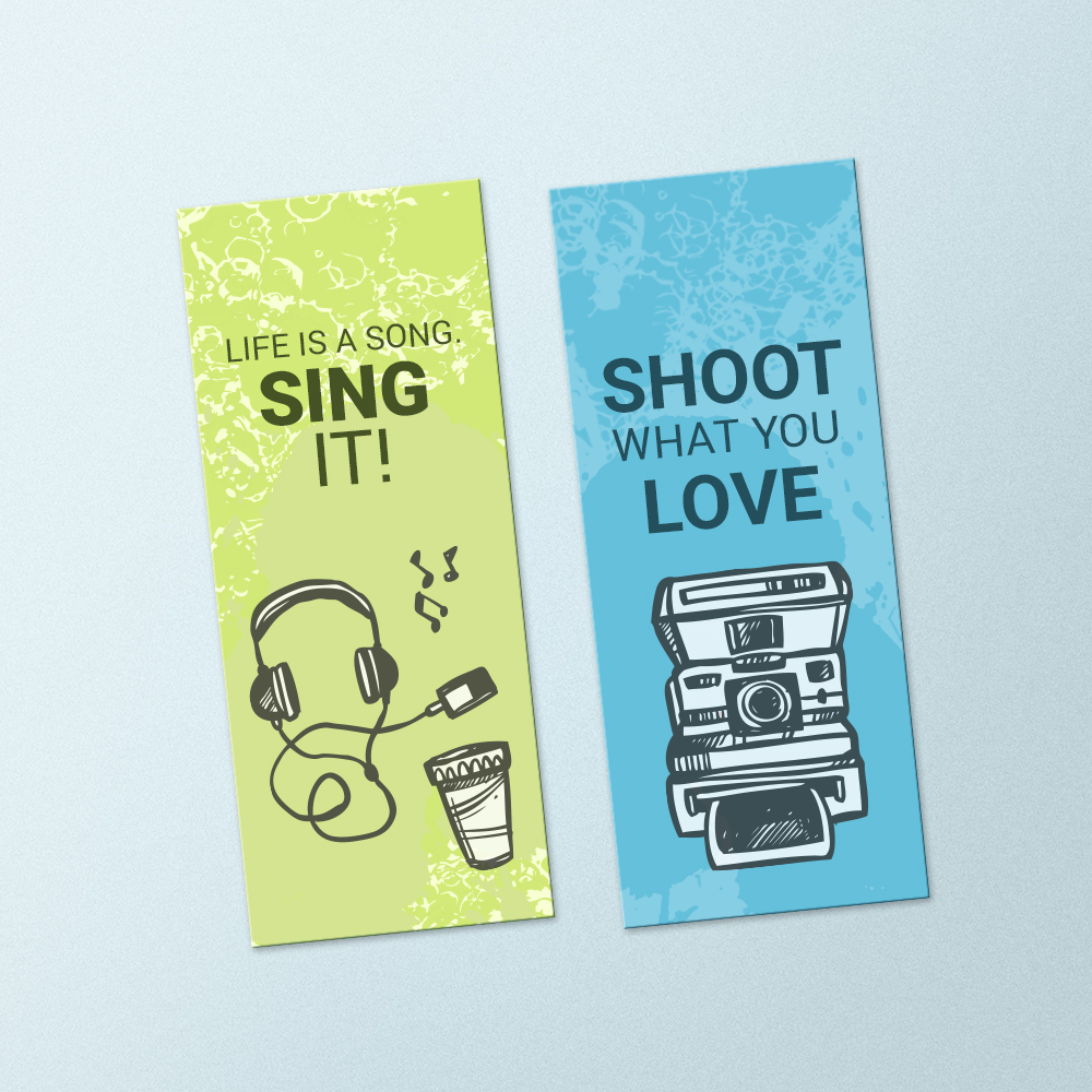 2x6 Bookmark Printing