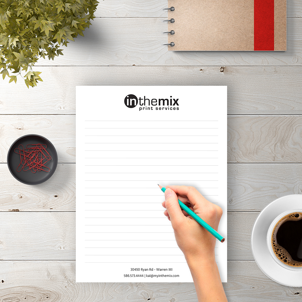 Notepads 1 Color Black