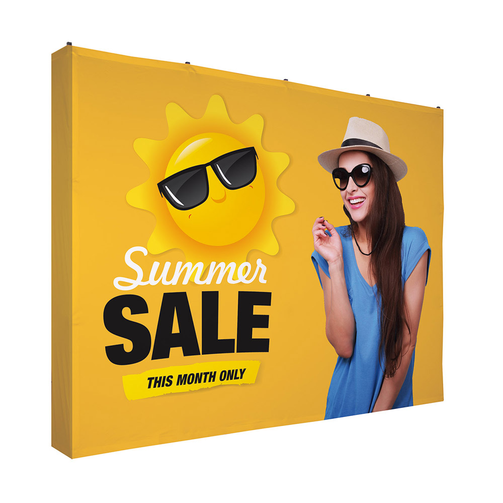 Straight Splash Floor Display 4-Sided Kit