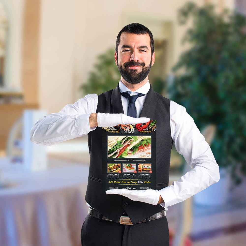 Synthetic Water Resistant Menus