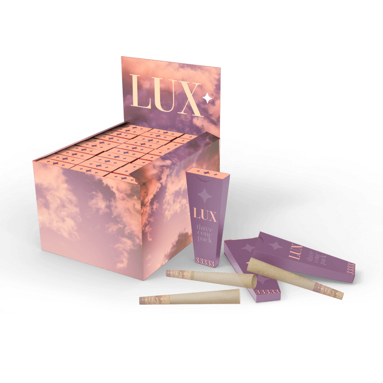 Custom Pre-Rolled Cones 3 pack