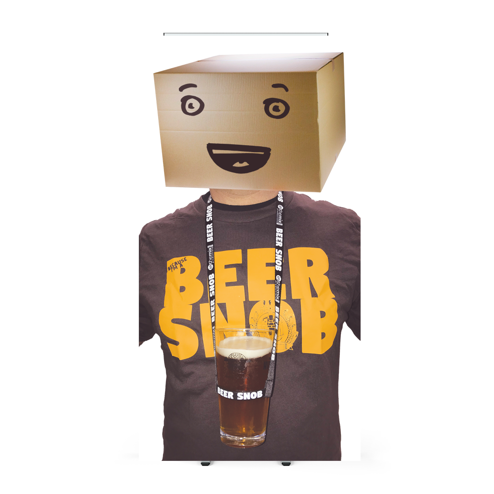 hands free drinking lanyards - black Beer Snob Label (free shipping) 2