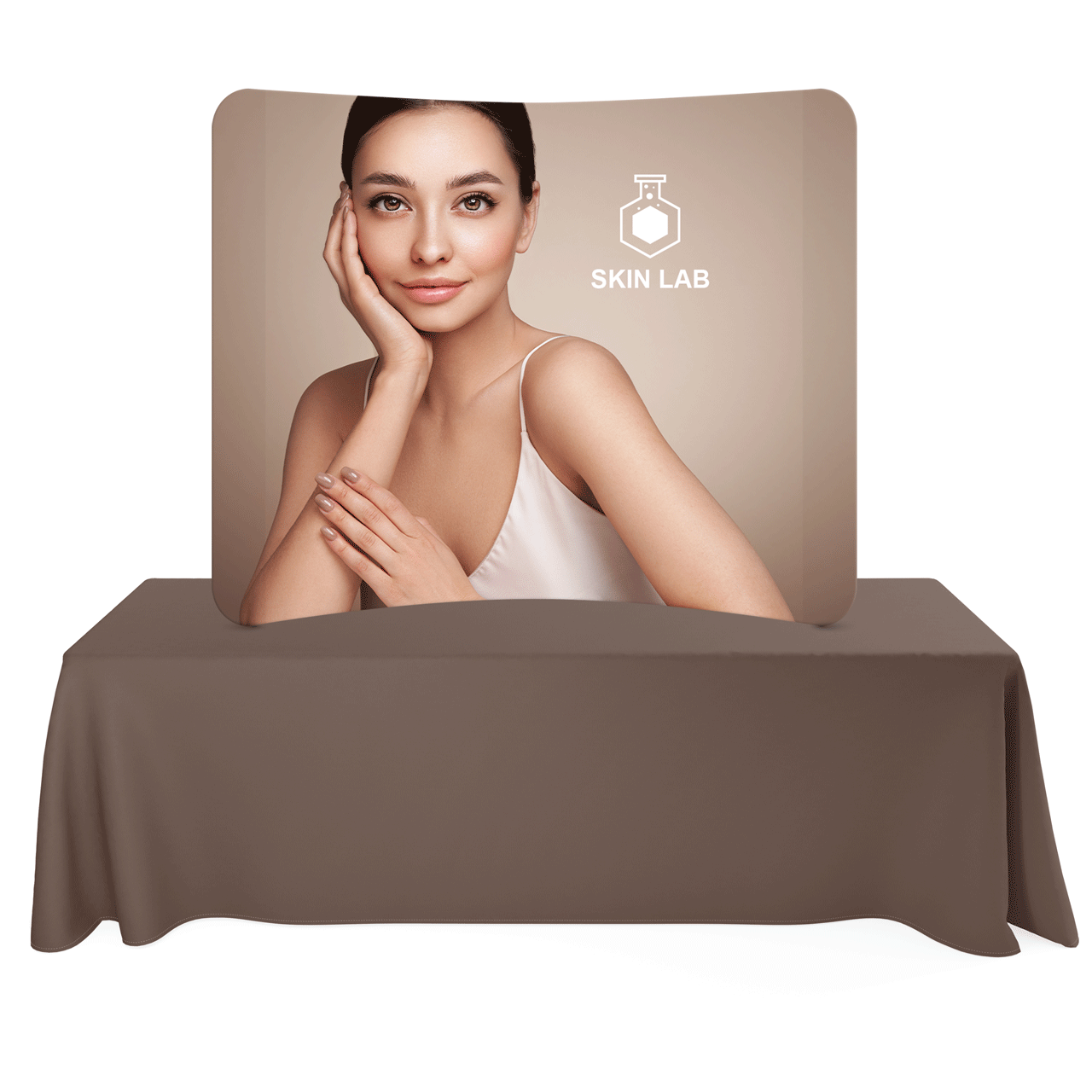 6’ Table Top Tension Curved Display