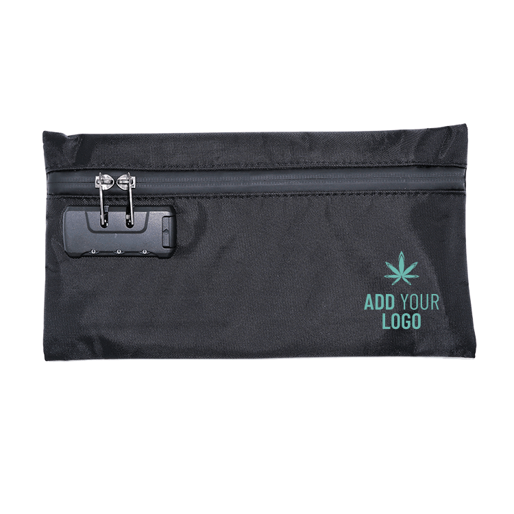 Custom Carbon Smell Proof Bag with Combination Lock